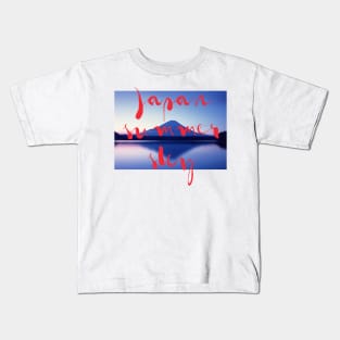 JAPAN SUMMER SKY Kids T-Shirt